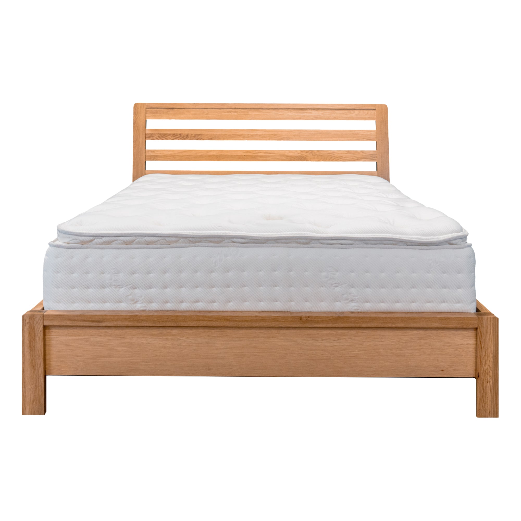 Victoria 4ft6 Double Oak Bed Frame Low End