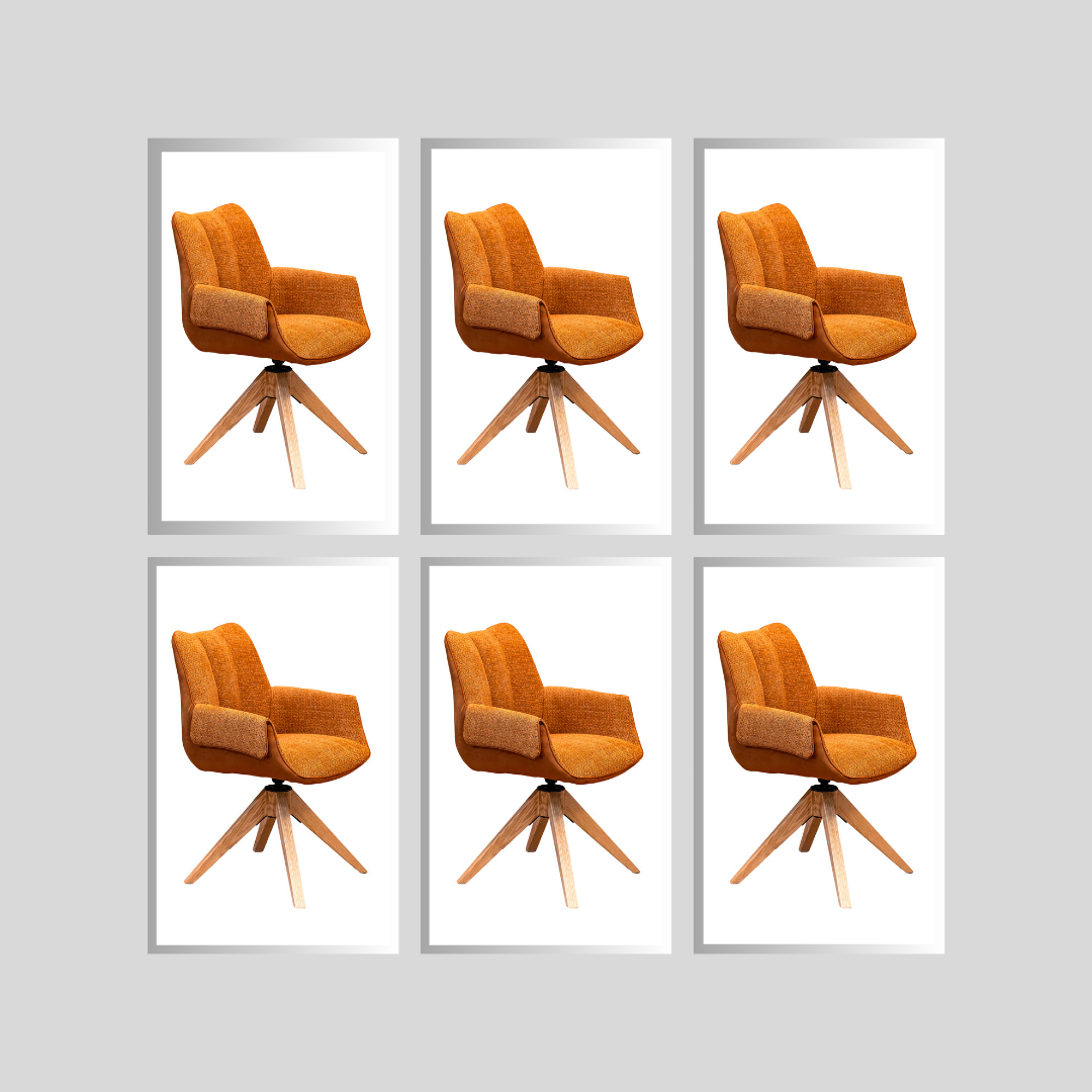 Giro Oak Dining Chair Set of 6