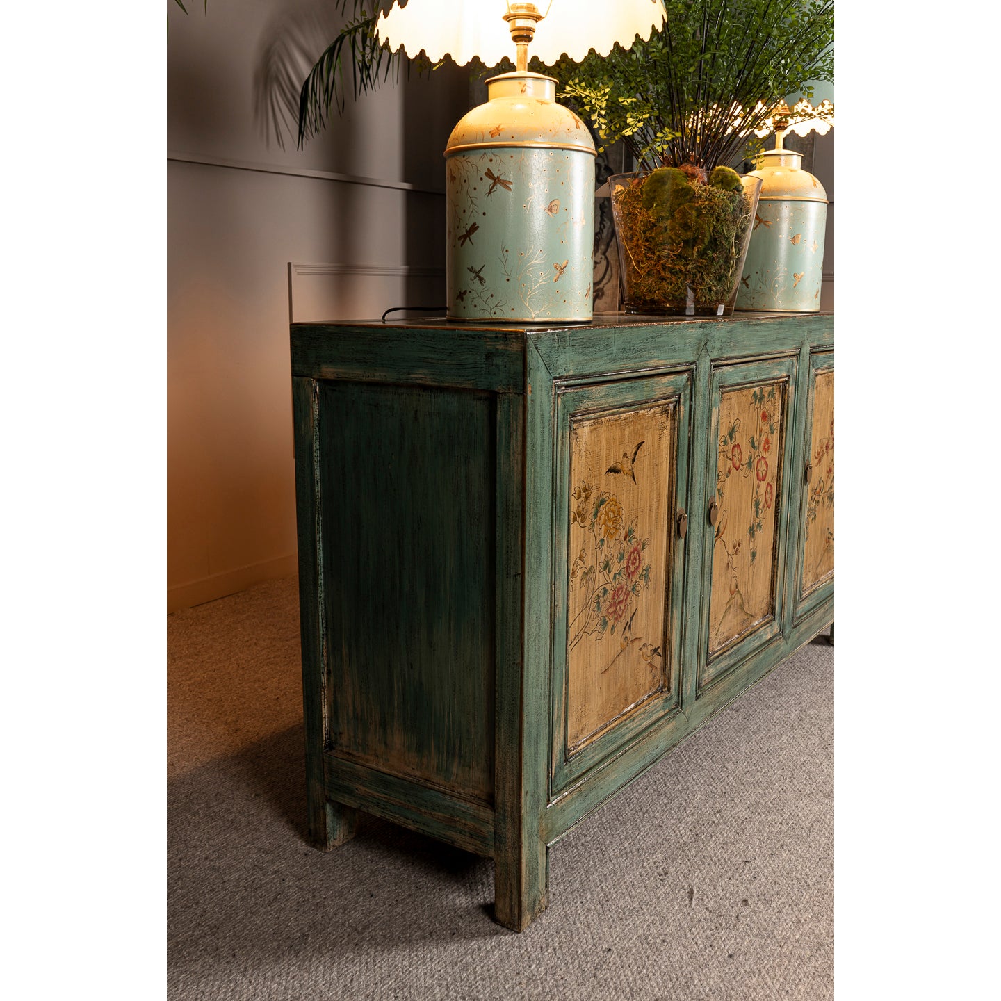 Pine Painted Cabinet