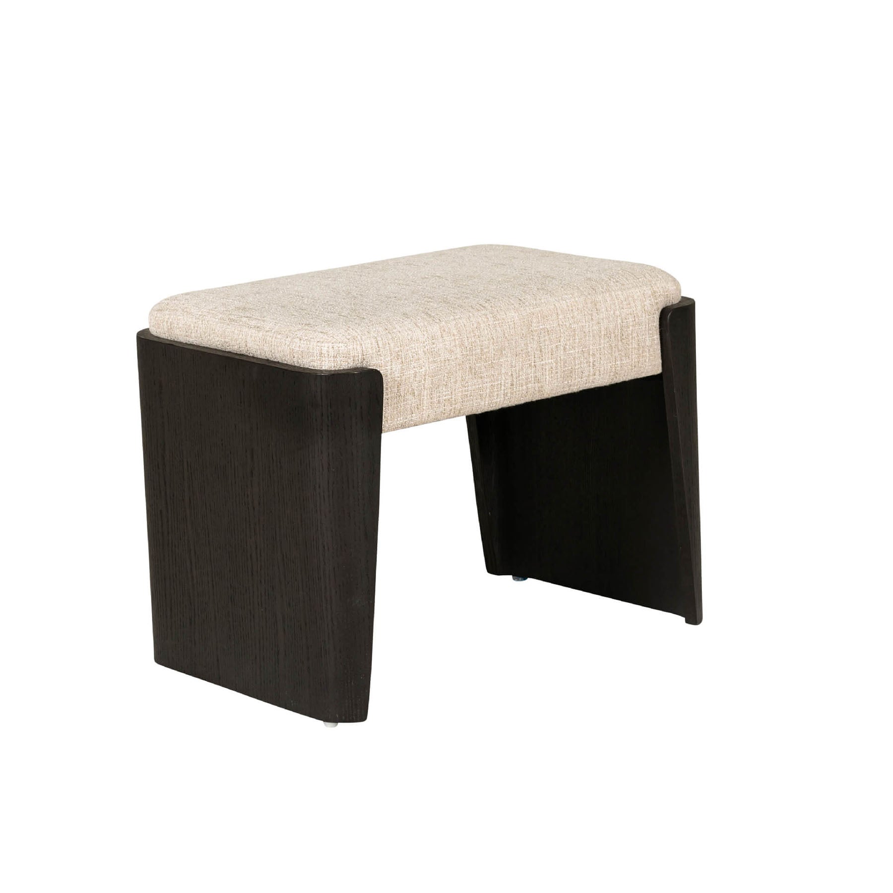 Rhodes Ebony Dressing Stool