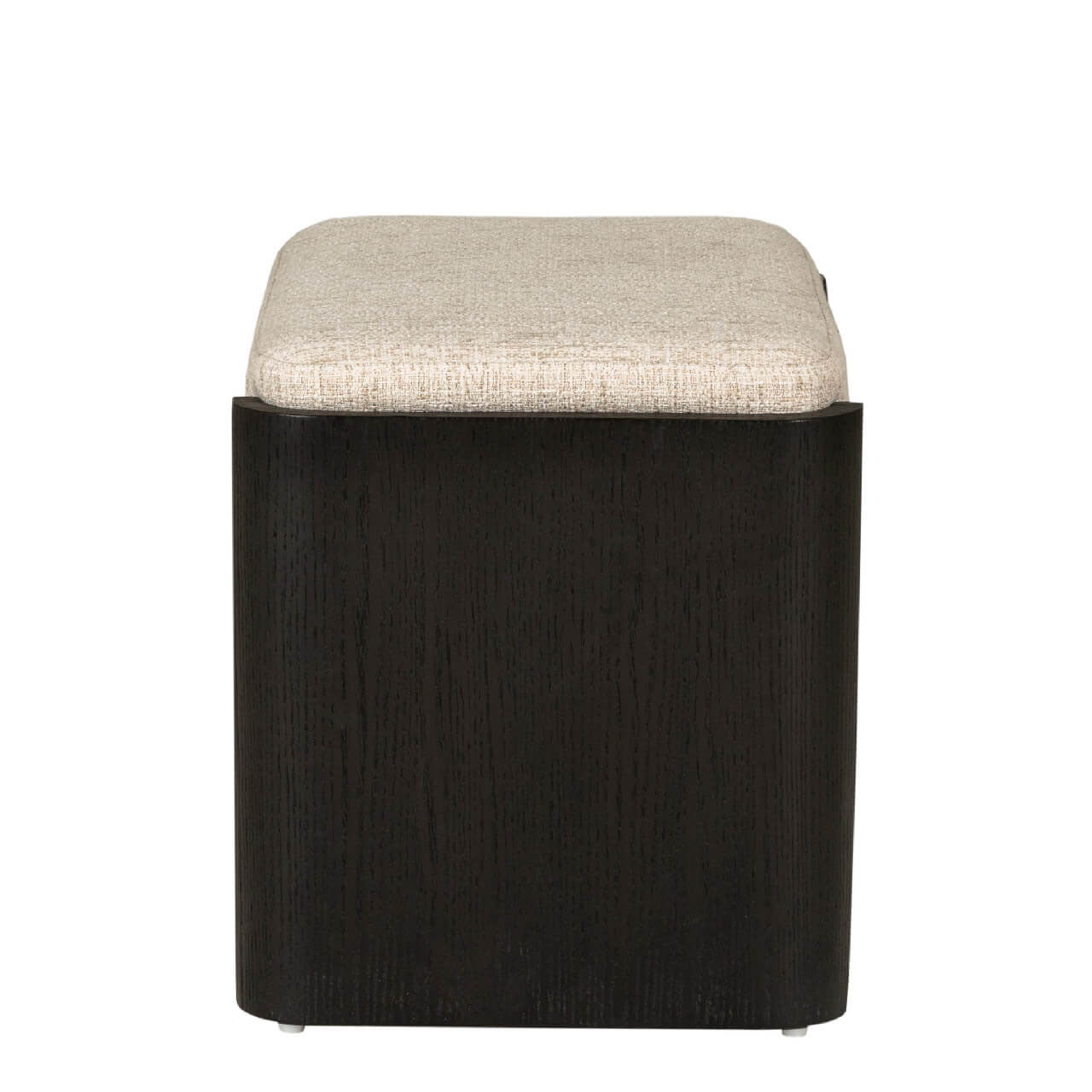 Rhodes Ebony Dressing Stool