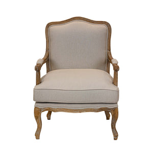 Ridley Chateaux Accent Chair exquisitively carved legs in the Begere style