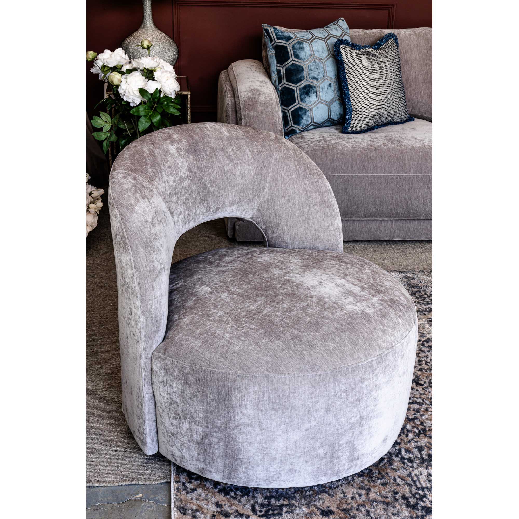 Zephyr Swivel Chair- Amigo Granite