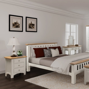 Oak and Grey Super King Eve Bed Frame inspired by Eden