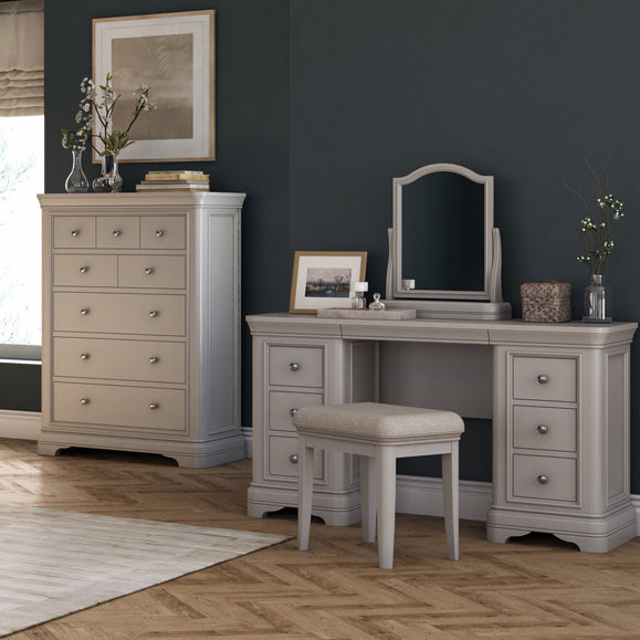 Mabel vanity mirror in situ in a bedroom 