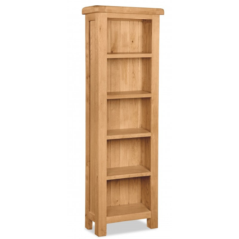 Salisbury Slim Bookcase in an oak finish