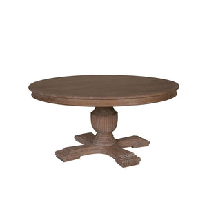 Sara All Rustic Brown Round Dining Table 160cm