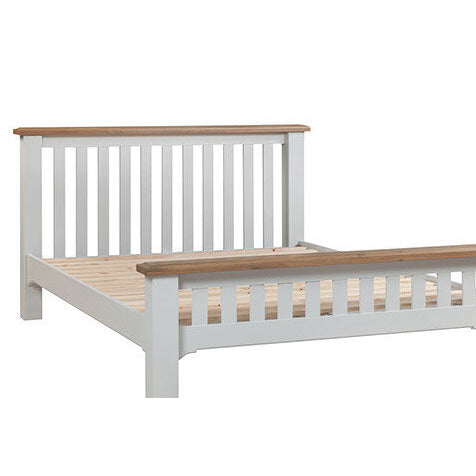 Eve Double Bed Frame Oak and Grey inspired by Eden